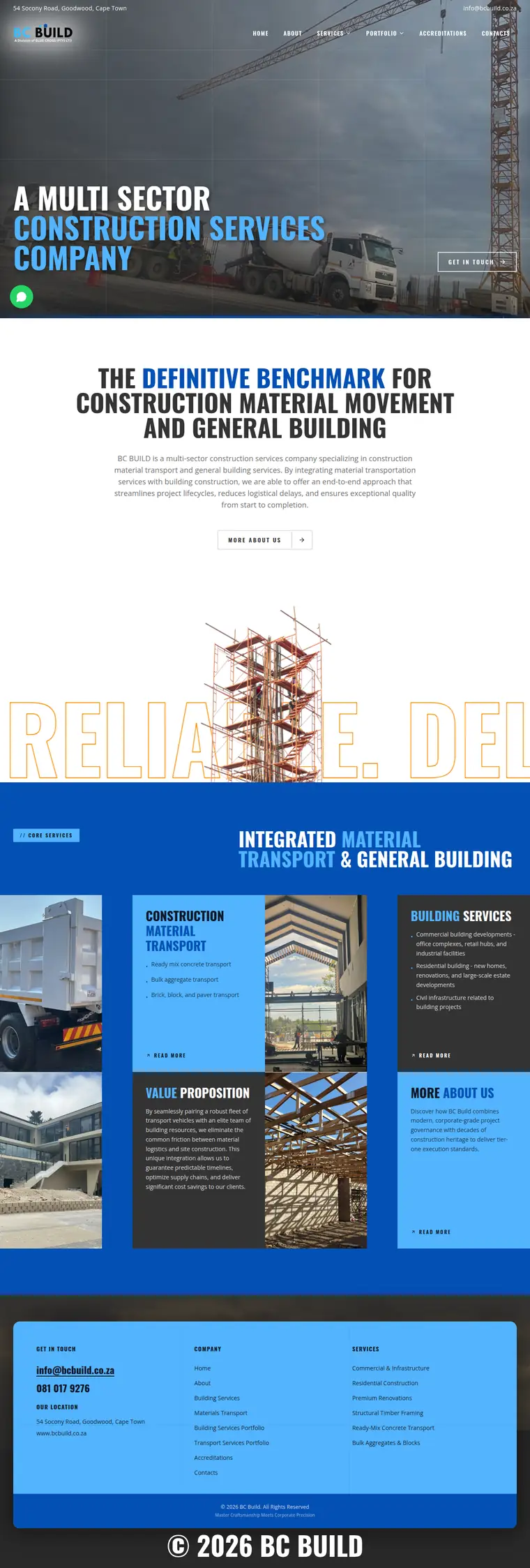 BC Build website designed by Mansa Digital