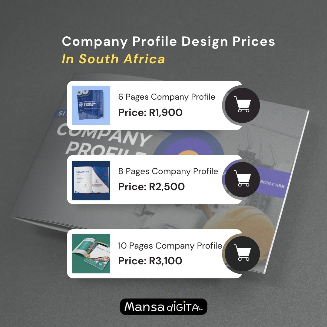 Company Profile Design Prices in South Africa