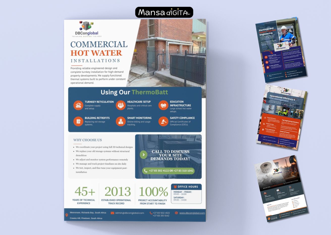 Flyer Designs for DBCon Global
