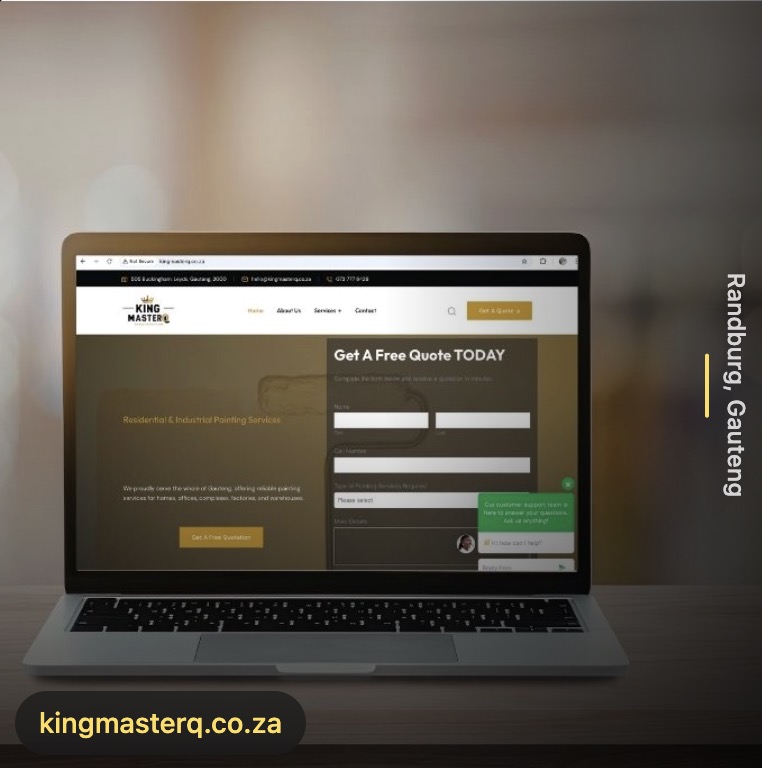 Kingmasterq Website Design