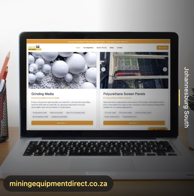 Mining Equipment Direct Website Design