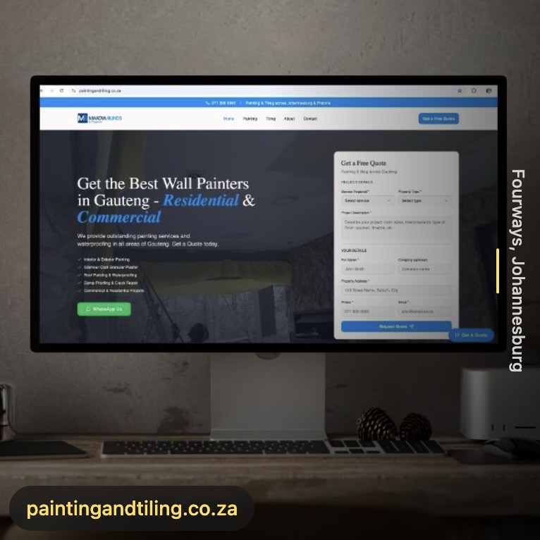Painting and Tiling Website Design